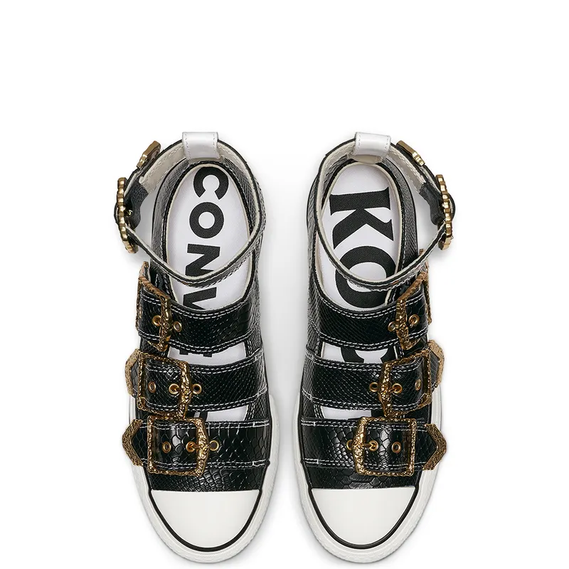 Converse Chuck Taylor All-Star Mary Jane Ox Koche (W) Black/Egret-Natural Ivory (565538C)
