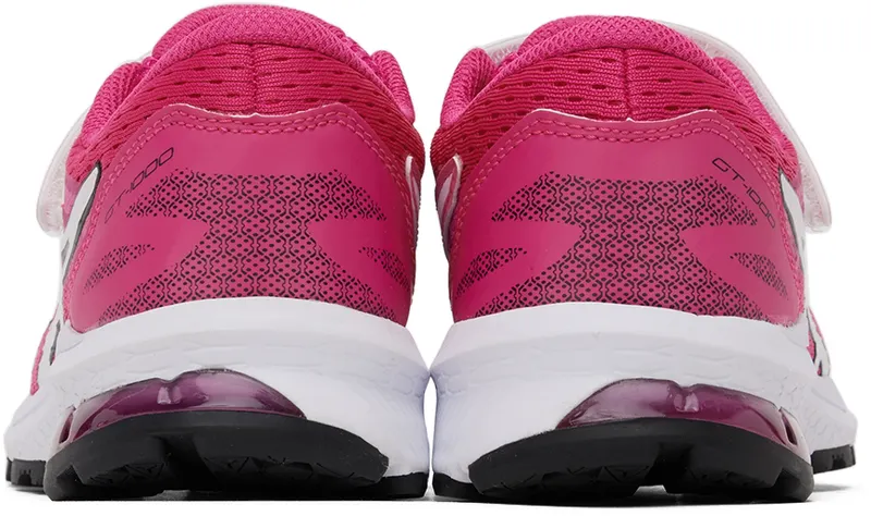 Asics Kids Pink & White GT-1000 Little Kids (1014A191-702)