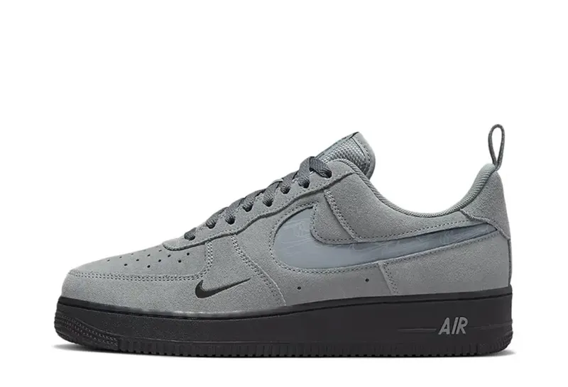 Nike Air Force 1 Low ’07 LV8 Reflective Swoosh Cool Grey (DZ4514-002)