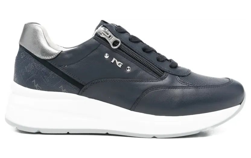 NERO GIARDINI Sneakers mit Reißverschlussdetail – Blau (E615190D200)