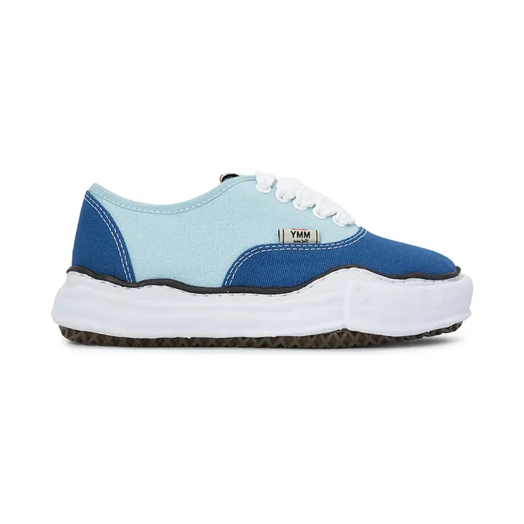 Maison Mihara Yasuhiro Baker OG Sole Bicolor Canvas Low Blue (A13FW738-BLUE)