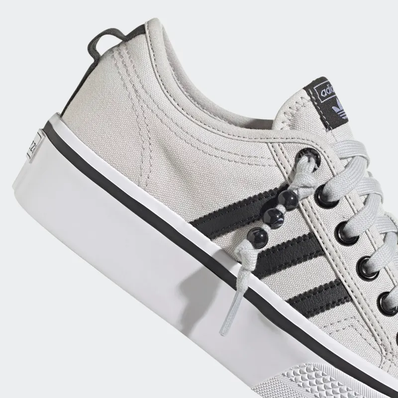 Adidas Nizza Platform Grey One / Core Black / Cloud White (GX2020)