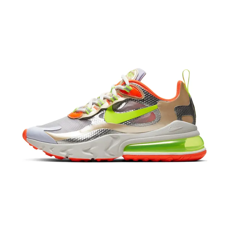 Nike Air Max 270 React Desert Ore Volt Orange (W) (CQ0210-101)