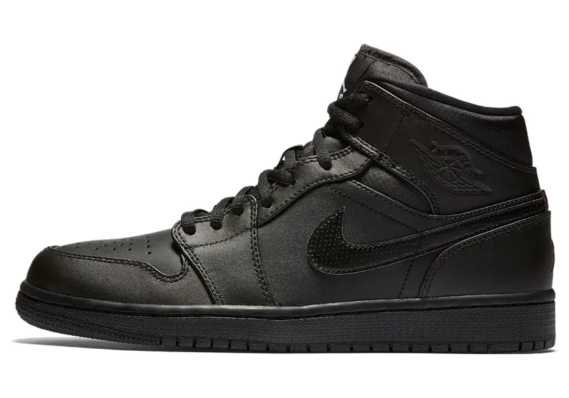 Air Jordan 1 Mid “Black / White” (554724-034)
