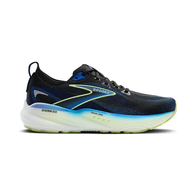Brooks Glycerin GTS 22 Black Cobalt Neo Yellow (110446-1D-002)
