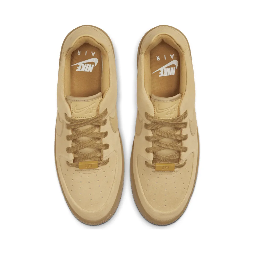 Nike Air Force 1 Sage Low Club Gold (W) Club Gold/Club Gold-Gum Light Brown (CT3432-700)