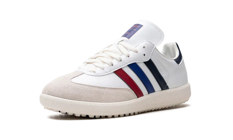 Adidas Samba Golf “Kith – Red Blue Navy” (JH8176)
