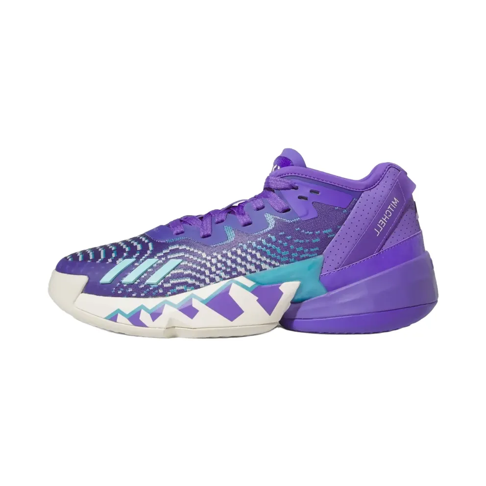 adidas D.O.N. Issue 4 Basketballschuh Purple Rush / Off White / Clear Aqua (HR0710)