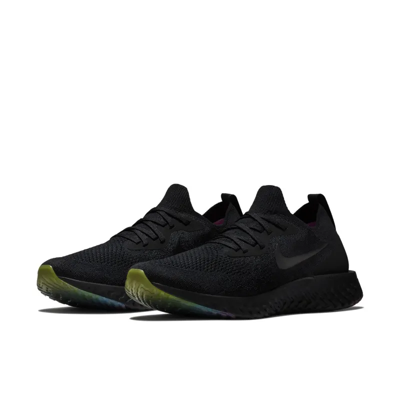Nike Epic React Flyknit Betrue (2018) Black/Black-Pink Blast-Purple Pulse (AR3772-001)