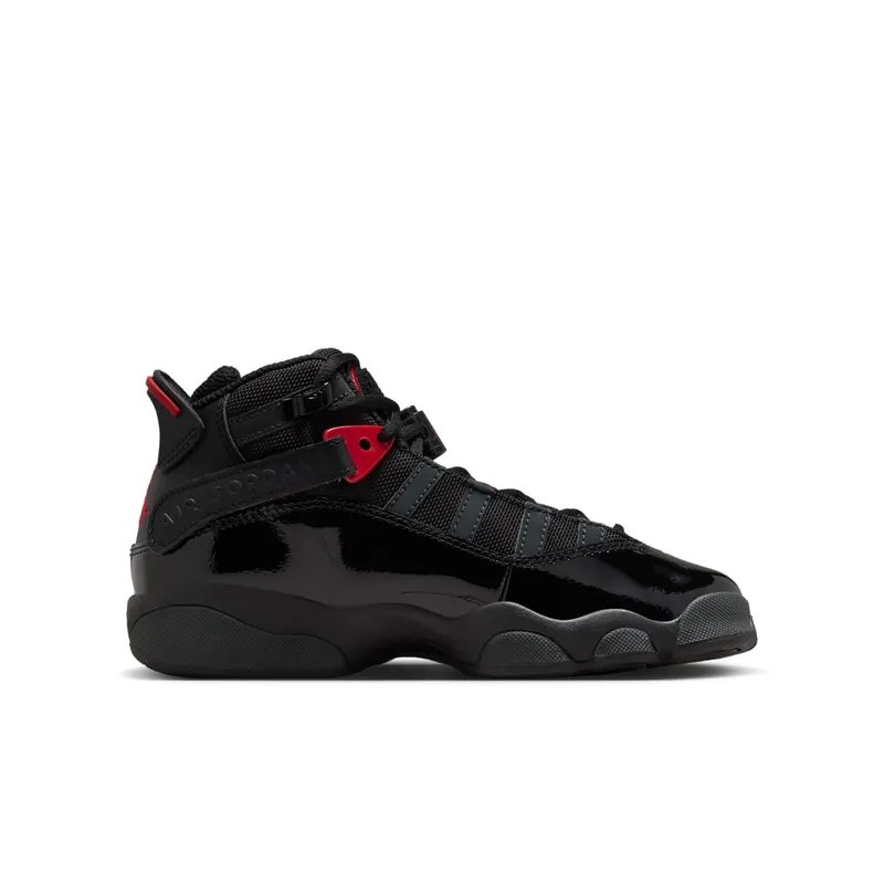 Jordan 6 Rings GS “Black Varsity Red” (323419-026)