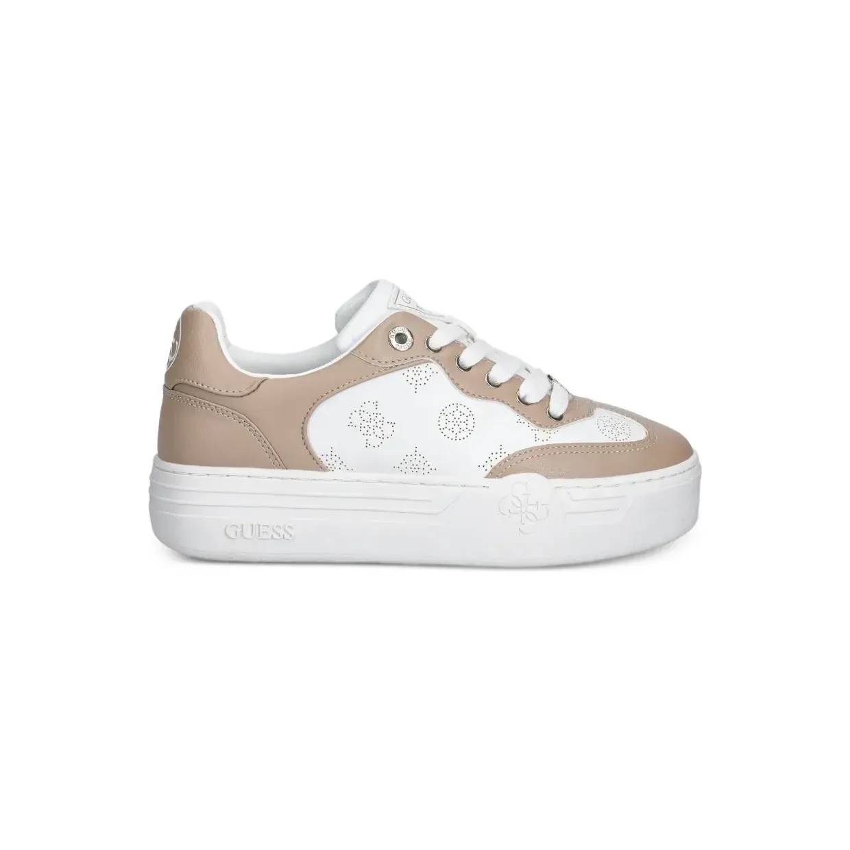 Guess Usa met geperforeerd vlak “White” (FLPSW3FAL12)