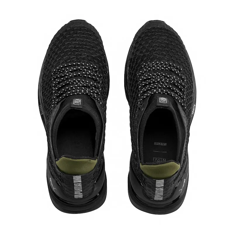 Puma Ignite Limitless Netfit Staple Black Olive Puma Black/Olive Night (364393-01)