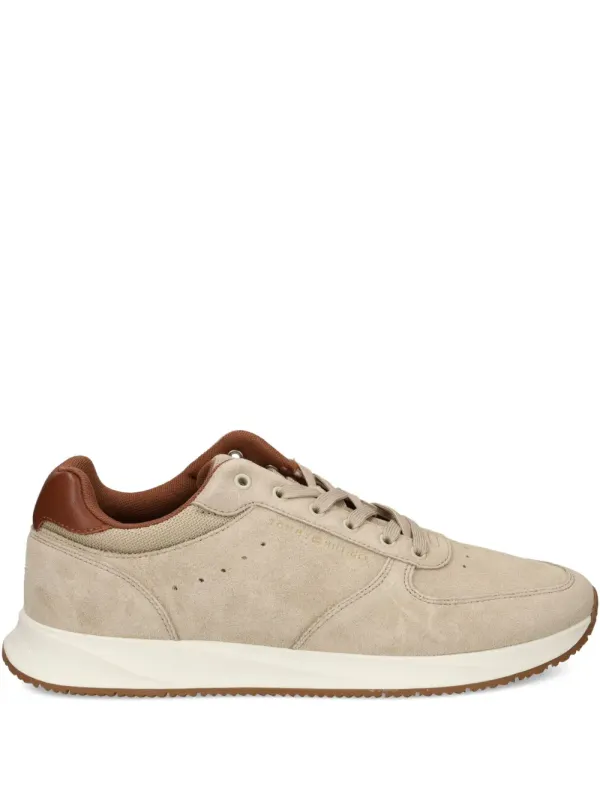 Tommy Hilfiger Sneakers mit Wildledereinsätzen – Nude (FM0FM05690)