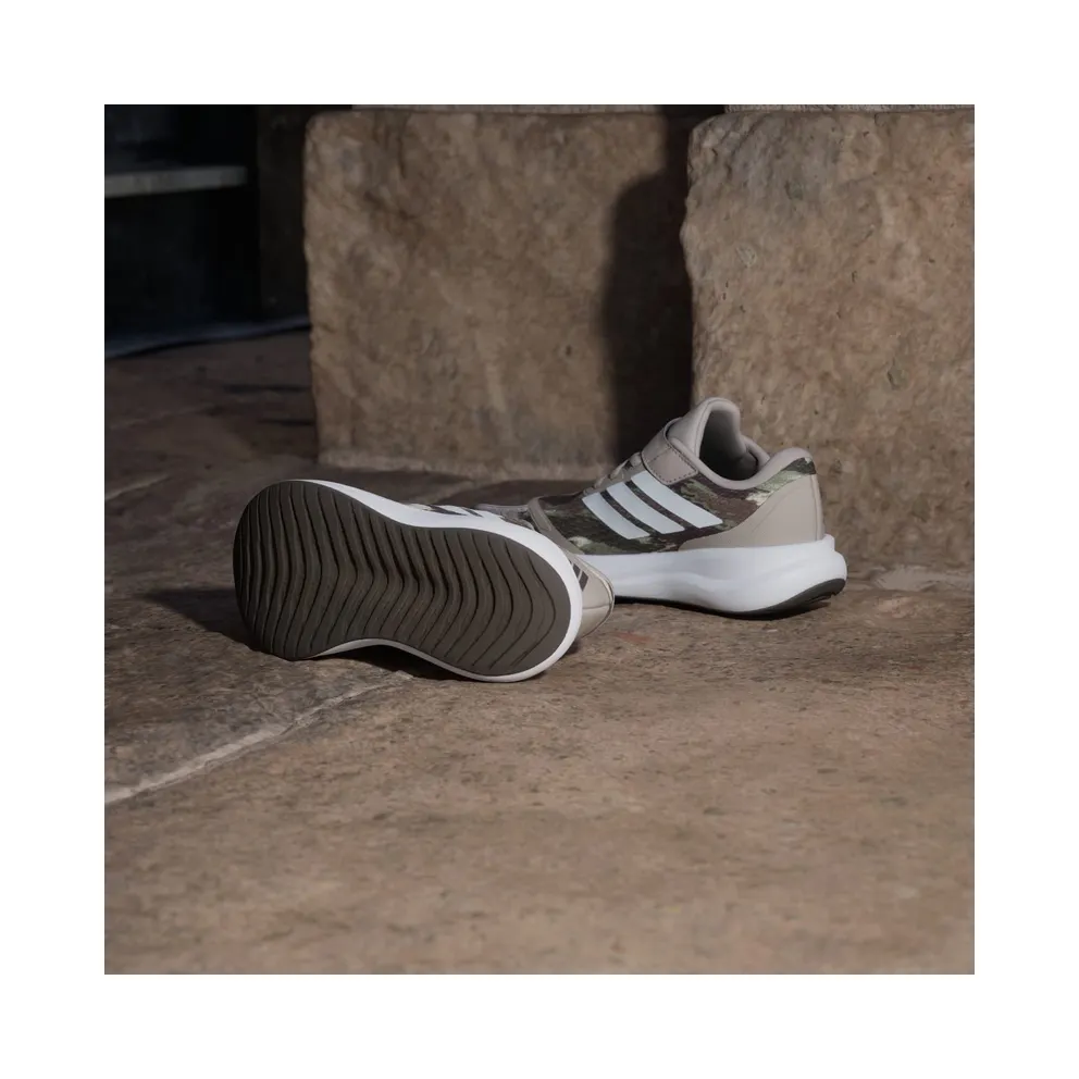 Adidas RUNFALCON 6 Shoes KIDS Light Brown / Cloud White / Dark Brown (KK3067)