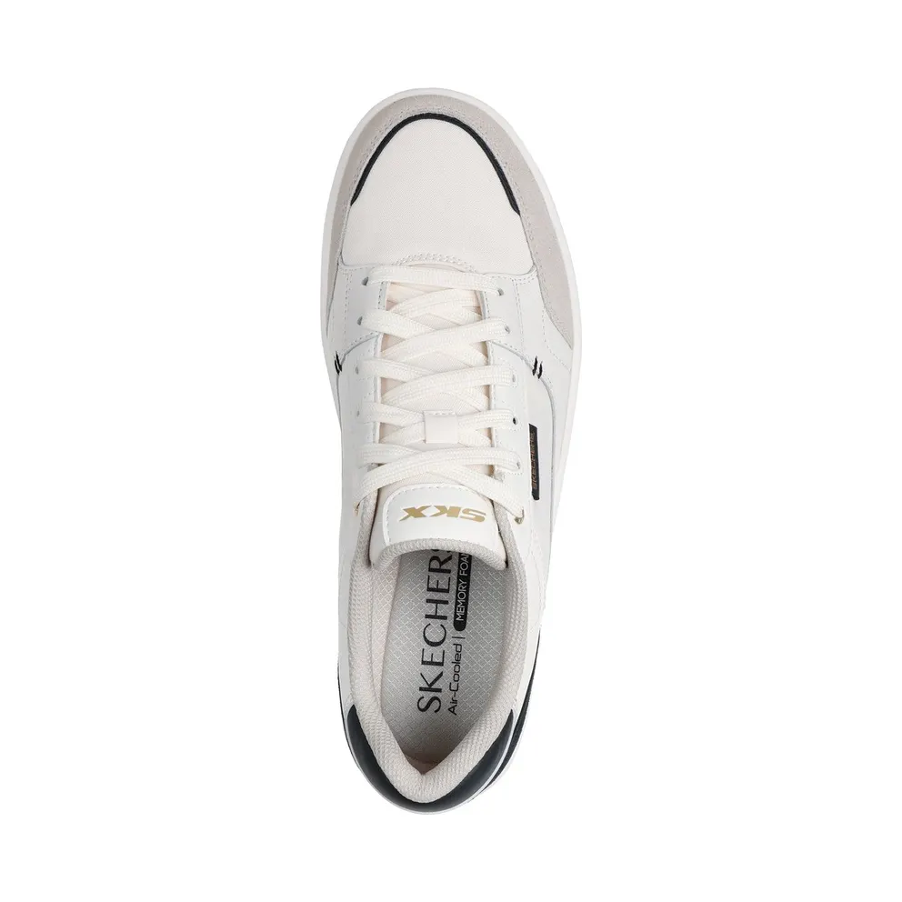 Skechers League – Imperion Sneaker Natuurlijk/Black