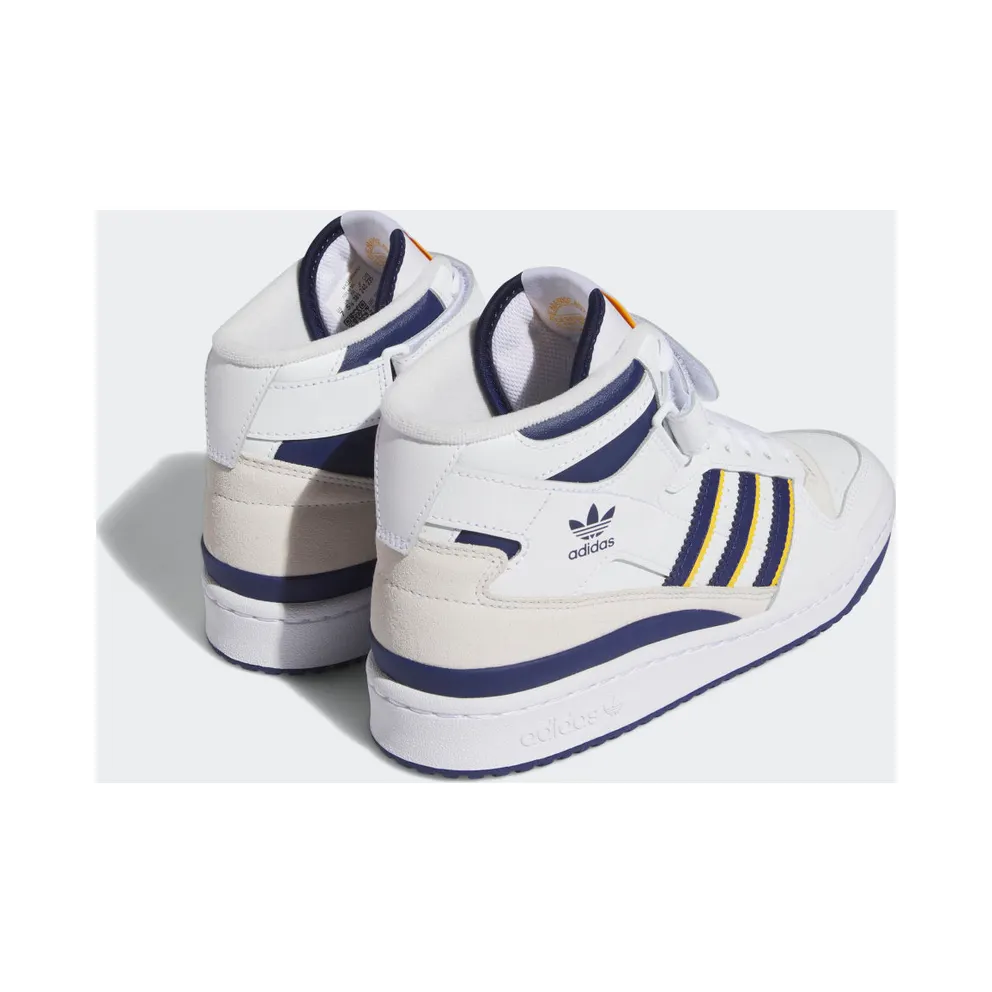 Adidas Forum Mid Cloud White / Dark Blue / Crew Yellow (IE7416)