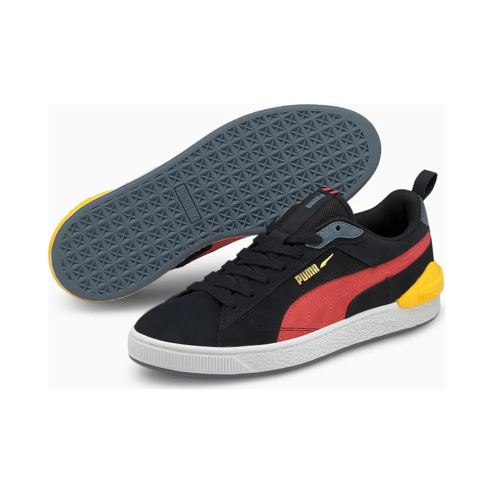Puma Suede Bloc Black/Pink (381183-03)