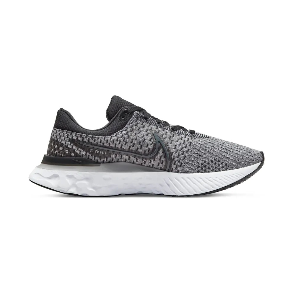 Nike React Infinity Run Flyknit 3 Black Grey Fog (DH5392-006)