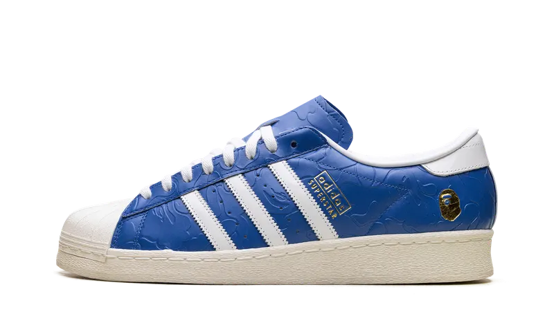Adidas Superstar Vintage “Bape Blue White” (JR2702)