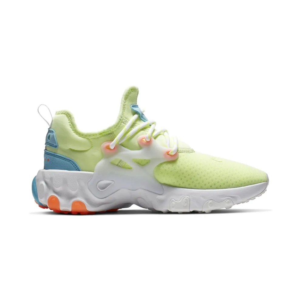 Nike React Presto Barely Volt (W) Barely Volt/Hyper Crimson-Blue Gaze-Volt-White (CD9015-700)