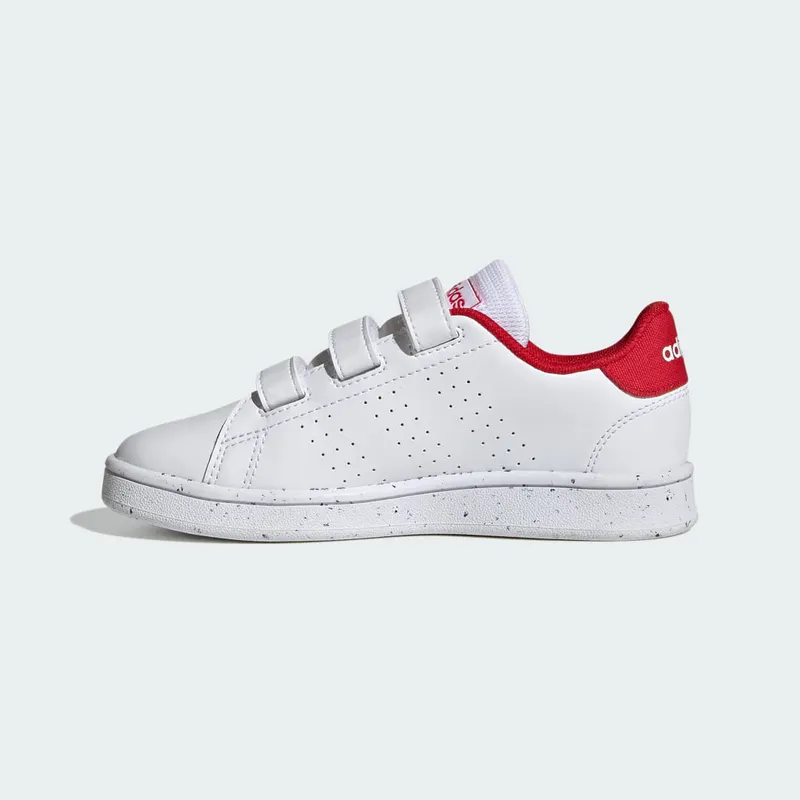 Adidas Advantage Lifestyle Court Hook-and-Loop Cloud White / Cloud White / Better Scarlet (H06212)