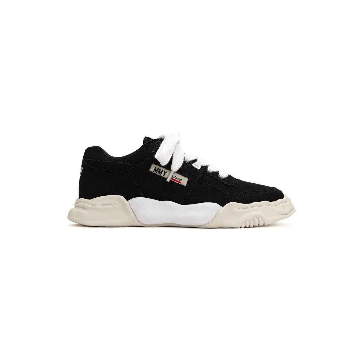 Maison Mihara Yasuhiro Parker OG Sole Canvas Low Black White (A13FW740-BLACK)