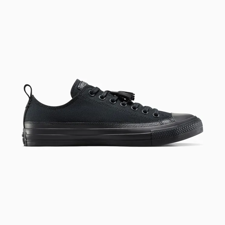 Converse Chuck Taylor All Star Crafted Canvas + Leather Low Top Black/Black/Black (A14437C)