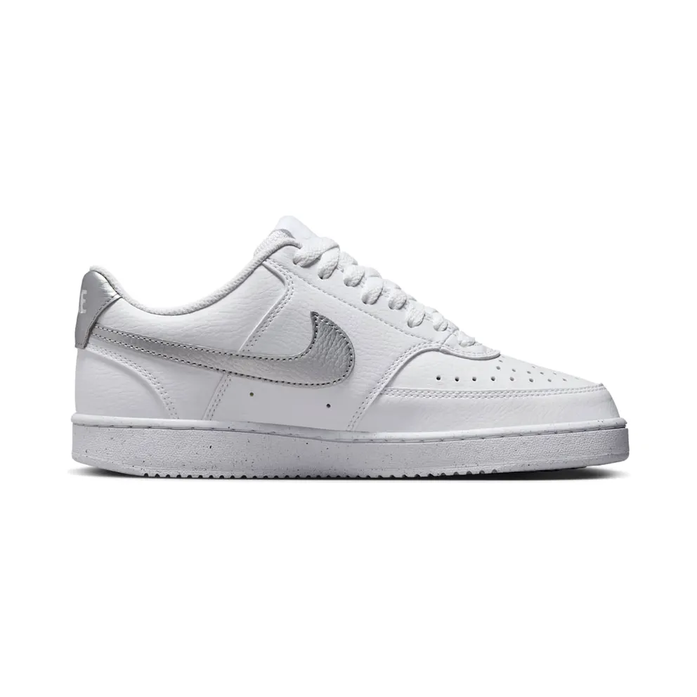 Nike Court Vision Low Next Nature White Metallic Silver (DH3158-108)