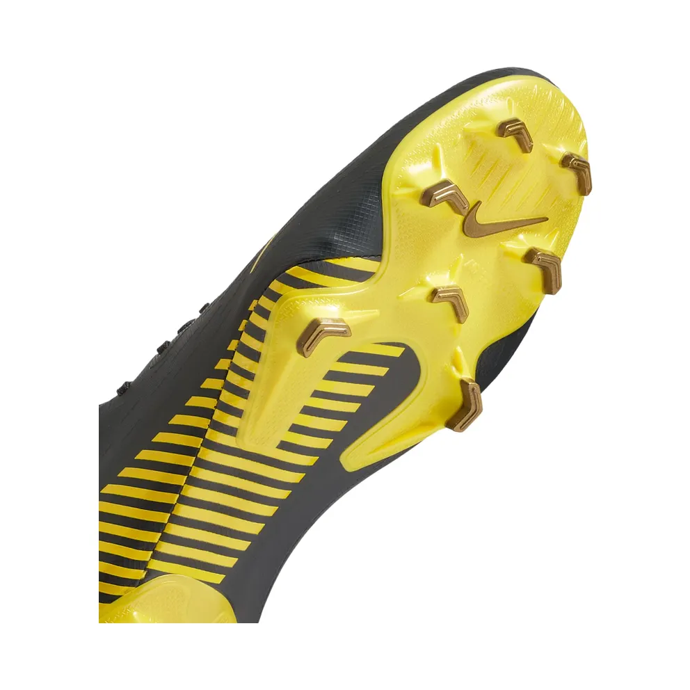 Nike Mercurial Vapor 12 Pro FG Dark Grey Opti Yellow Dark Grey/Opti Yellow-Black (AH7382-070)