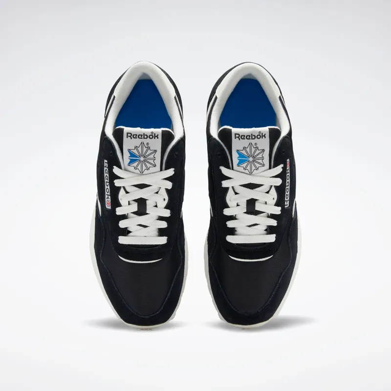 Reebok Classic Nylon 1991 Vintage Shoes Core Black / Chalk / Modern Blue (GY1565)