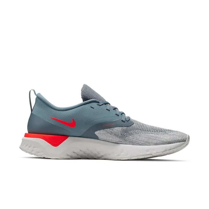 Nike Odyssey React Flyknit 2 Armory Blue Armory Blue Vast Grey Black Bright Crimson (AH1015-403)