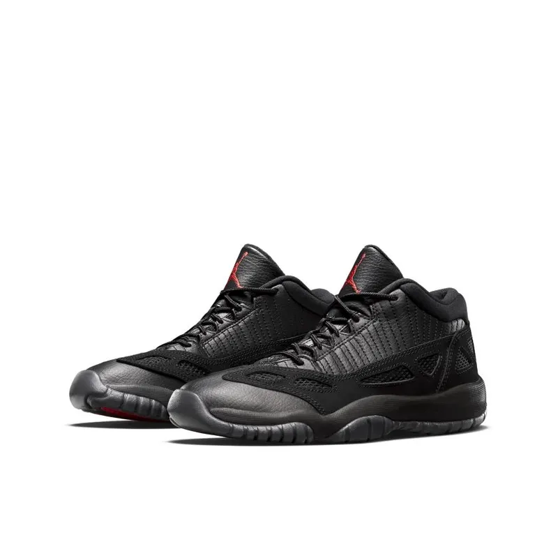 Jordan 11 Retro Low Referee (GS) Black/True Red (768873-003)