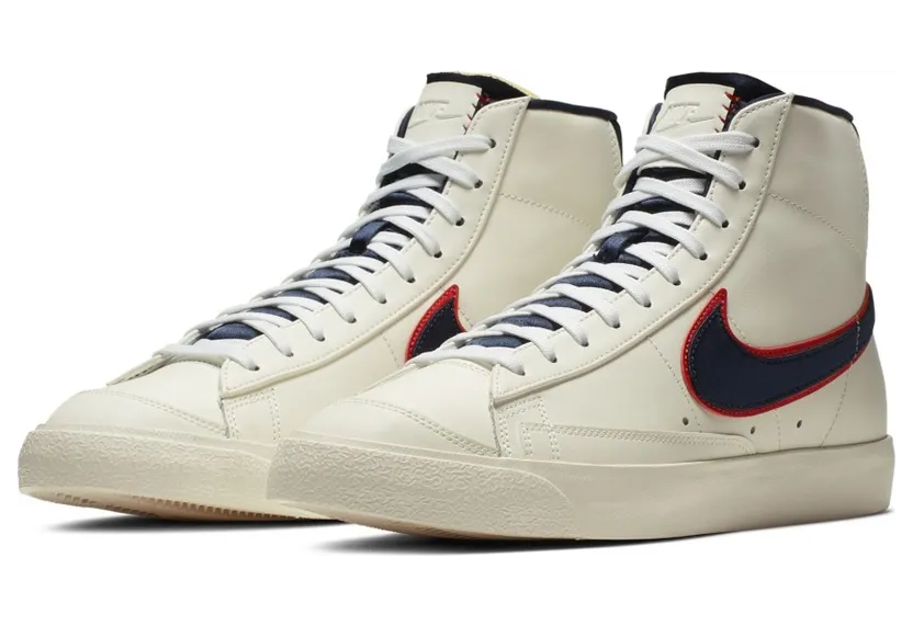 Nike Blazer Mid 77 VNTG QS Cream Navy (CD9318-100)