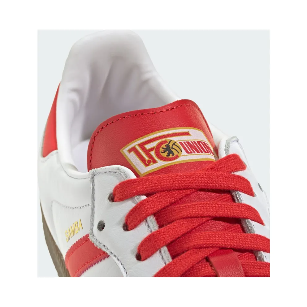 adidas Samba 1. Fc Union Berlin “Cloud White / Vivid Red / Gum” (JQ4051)