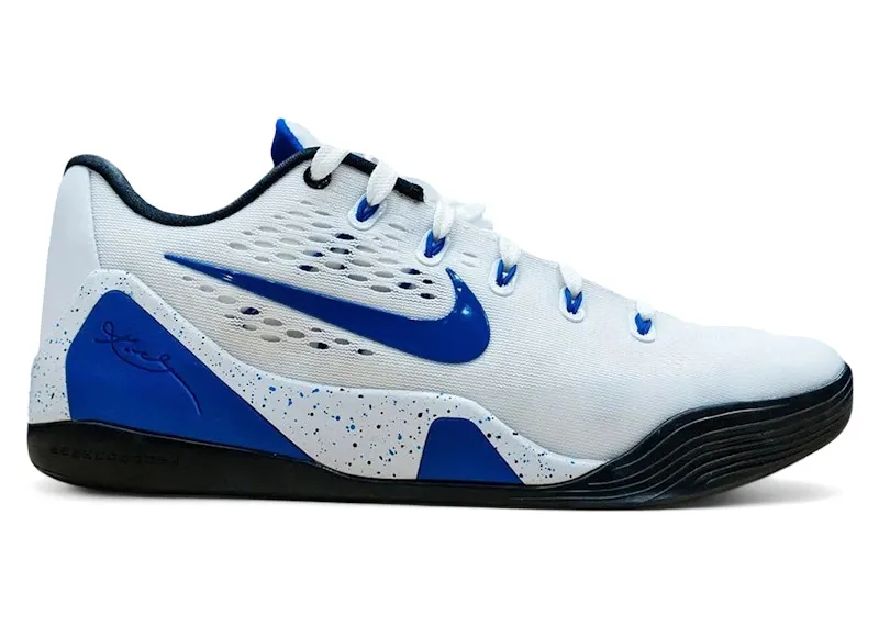 Nike Kobe 9 EM Low Protro Duke Blue Devils PE White (HV57331785901)