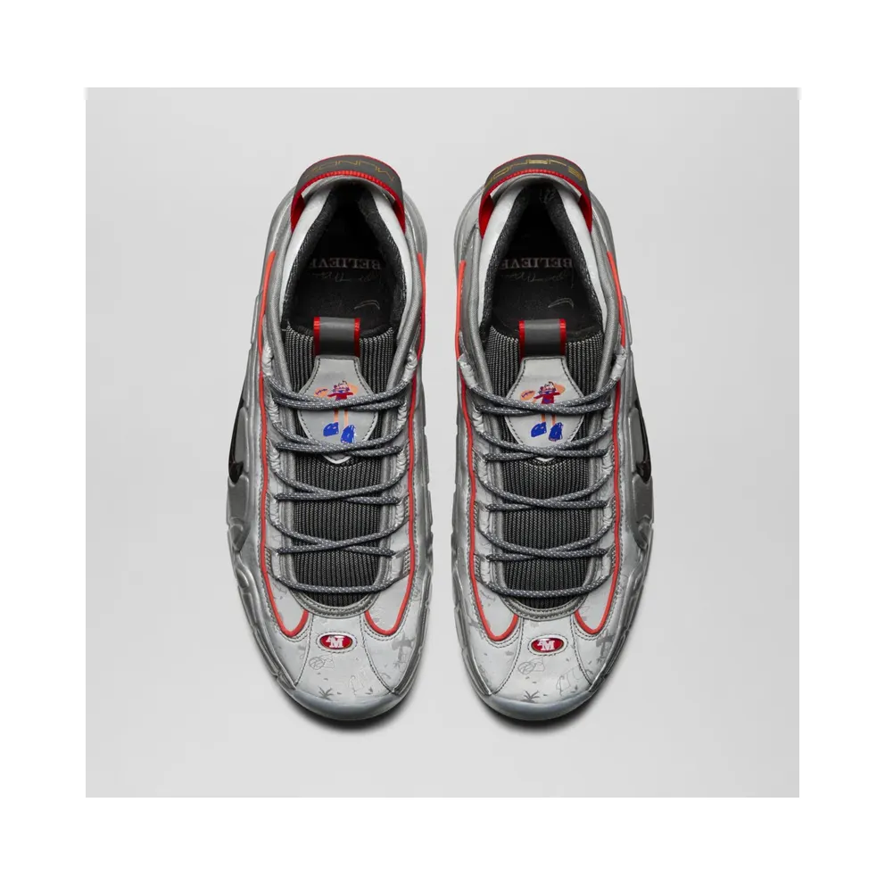 Nike Air Max Penny 1 Doernbecher Silver/Hyper Crimson (728590-001)