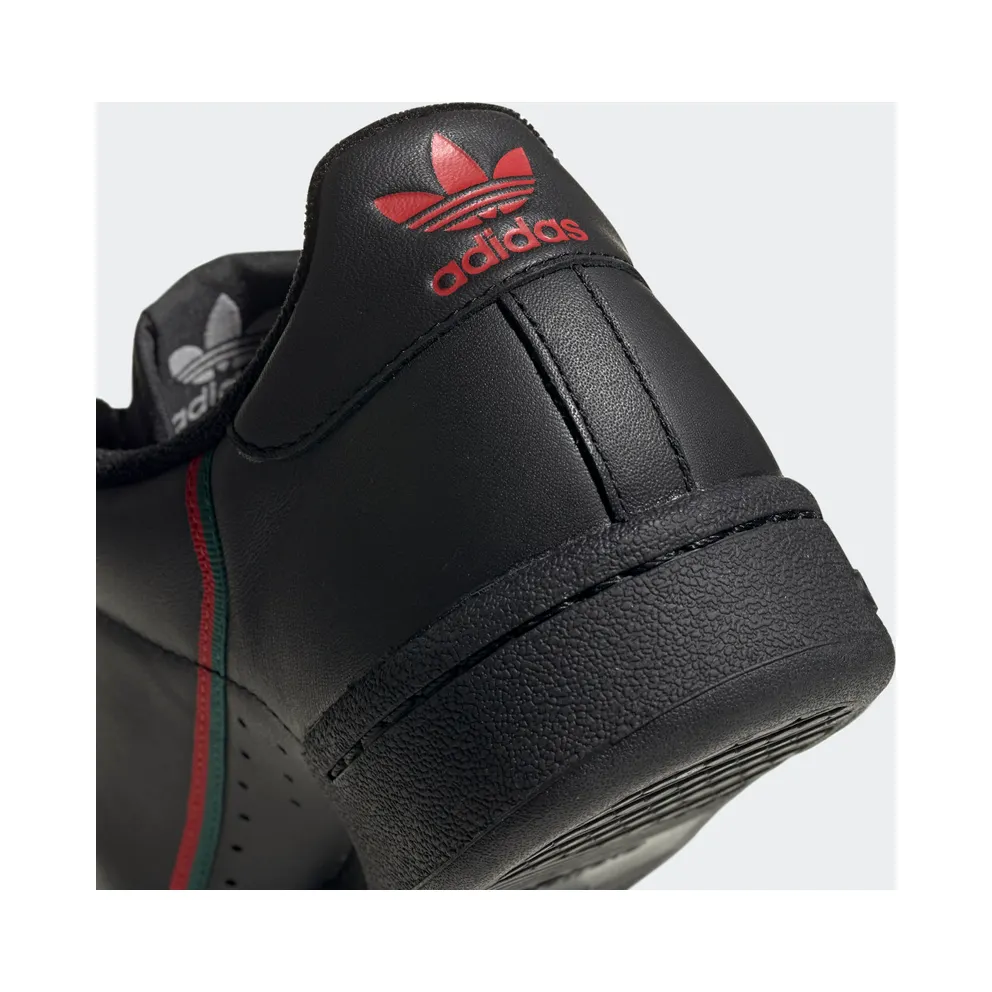 adidas Continental 80 Black Scarlet Green Core Black/Scarlet/Collegiate Green (EE5343)