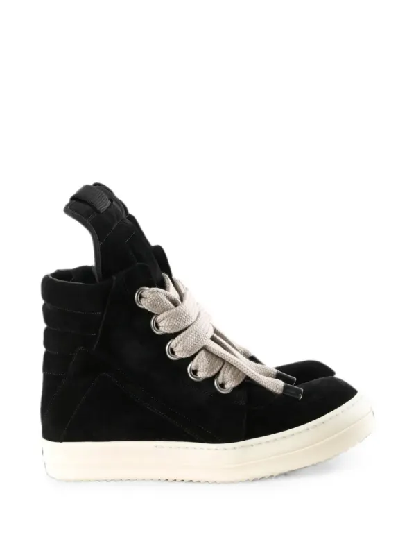 Rick Owens Jumbolace Geobasket High-Top-Sneakers – Schwarz (RU02F4898LVSW2)