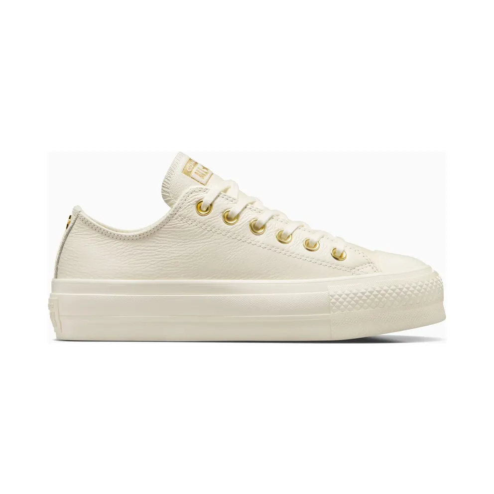Converse Chuck Taylor All Star Lift Platform Golden Hits Egret/Egret/Gold (A12765C)