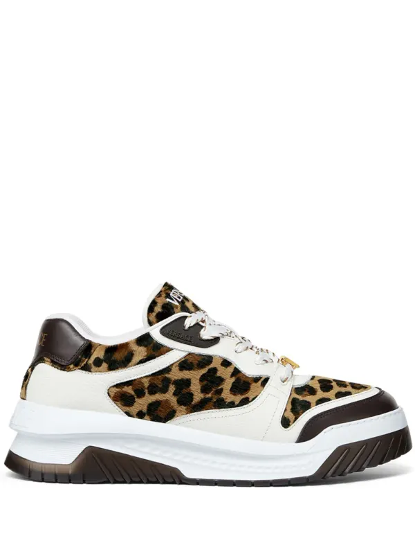 Versace Odissea mit Leoparden-Print – White (10154371A12173)