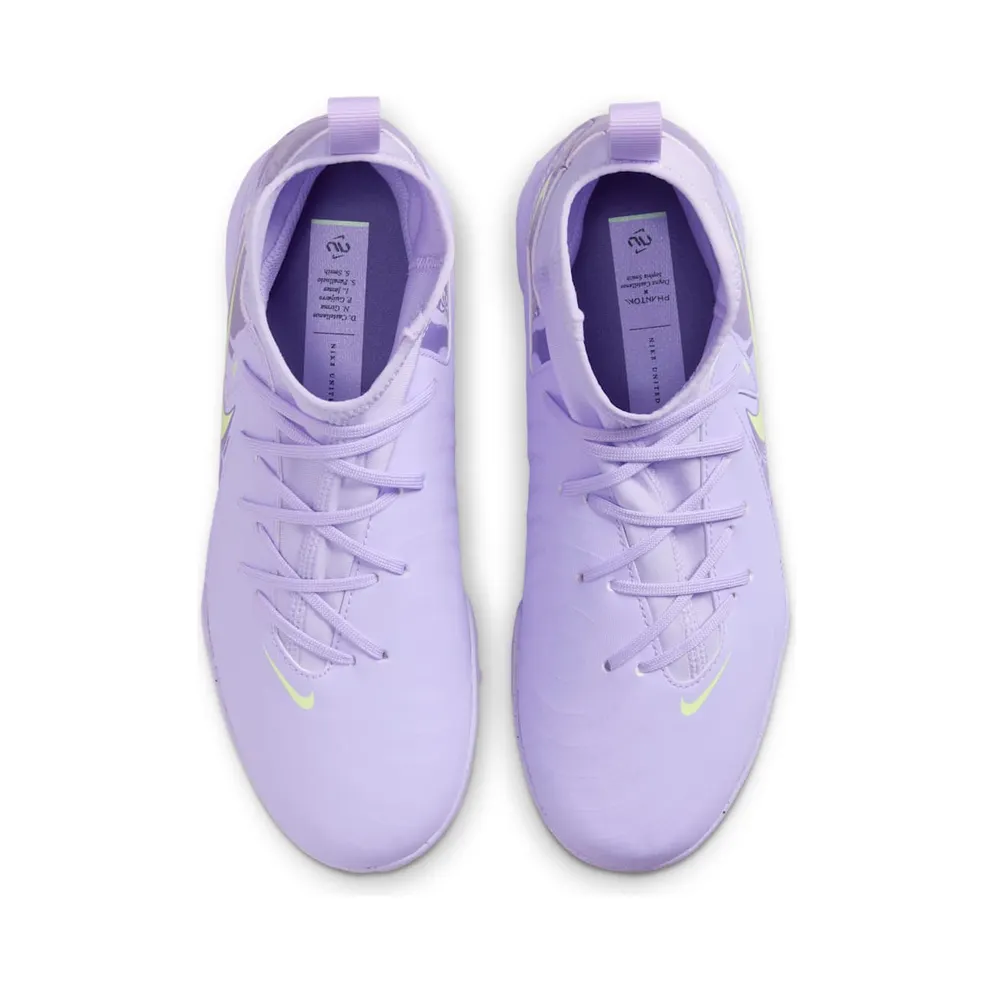 Nike Phantom Luna 2 Academy TF GS “Purple Agate Barely Volt” (HF1581-500)