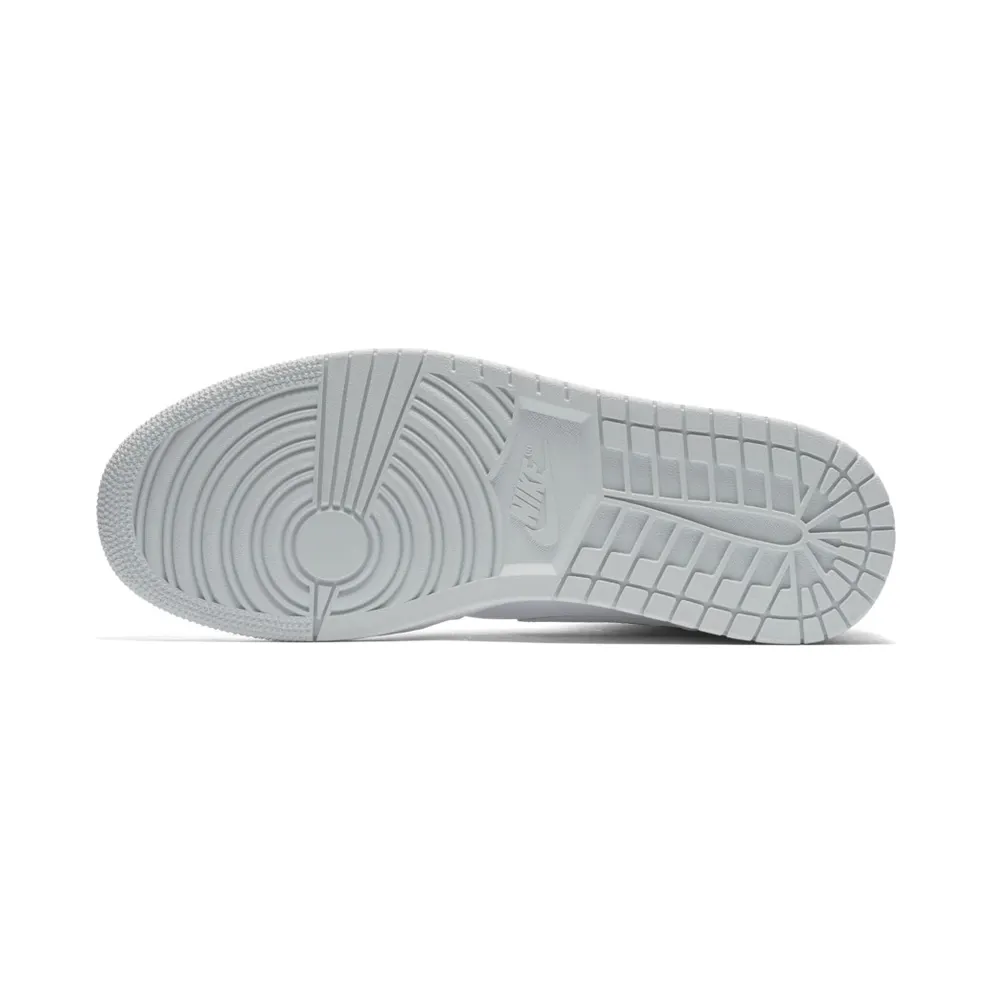 Jordan 1 Mid White Pure Platinum Swoosh White/Pure Platinum (554724-108)
