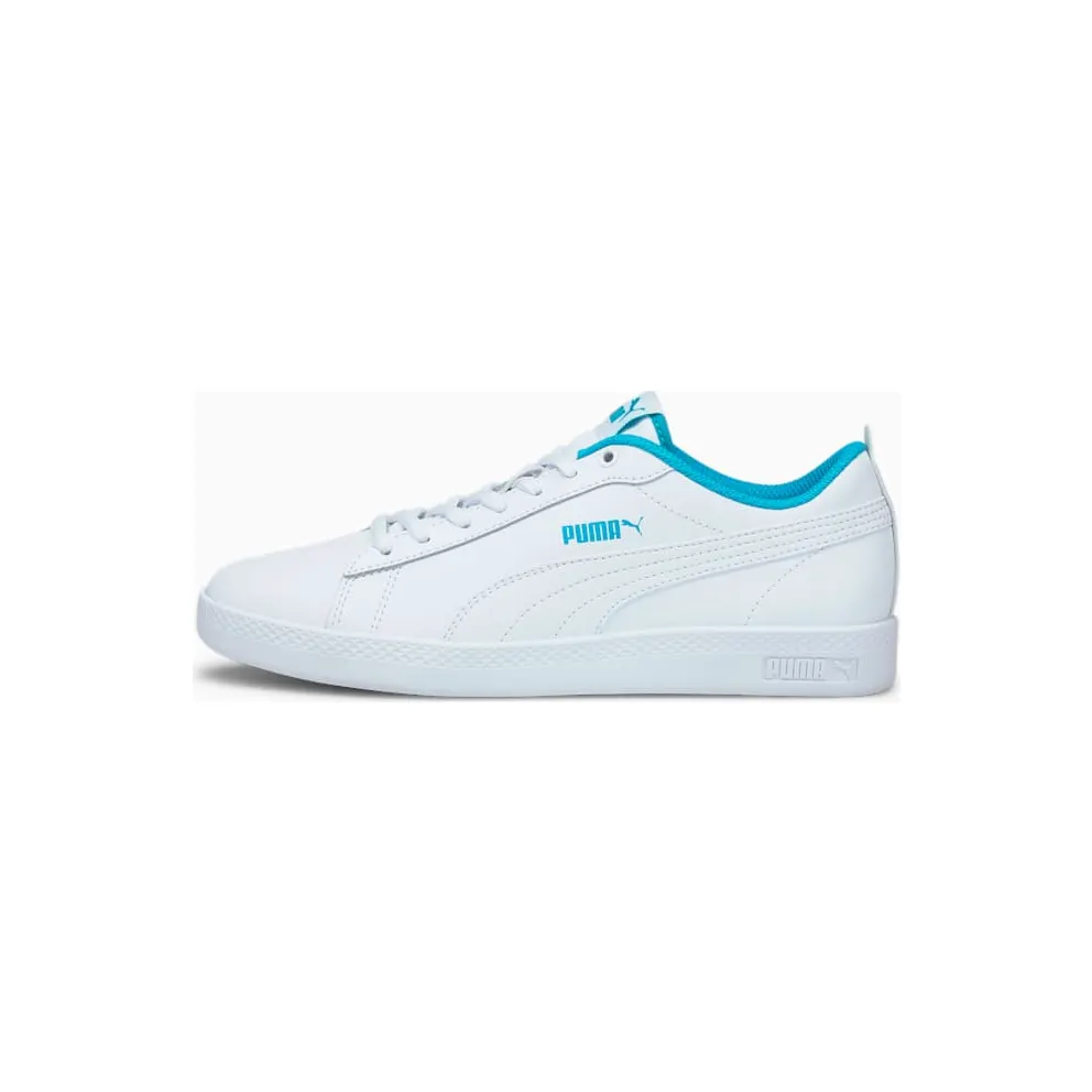 Puma Smash v2 leren Blue/White (36520827)