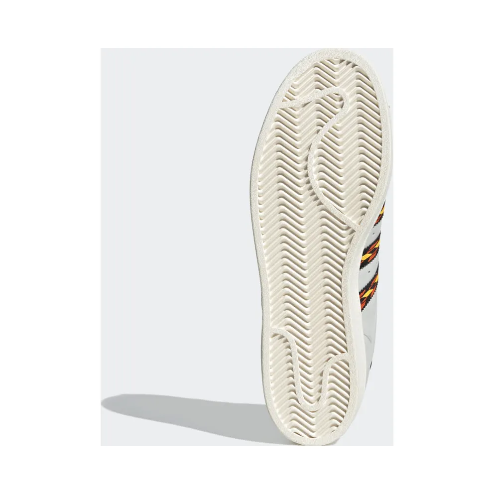 Adidas Superstar Crystal White / Semi Impact Orange / Cloud White (HR1433)