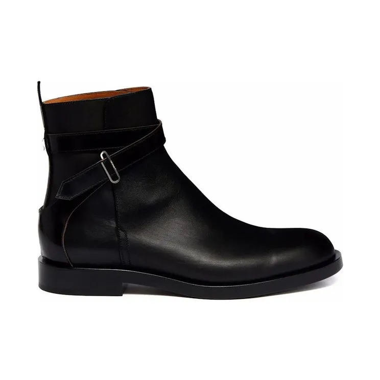 OFF-WHITE Paperclip Ankle Boots Black (OMID009F21LEA0011010)