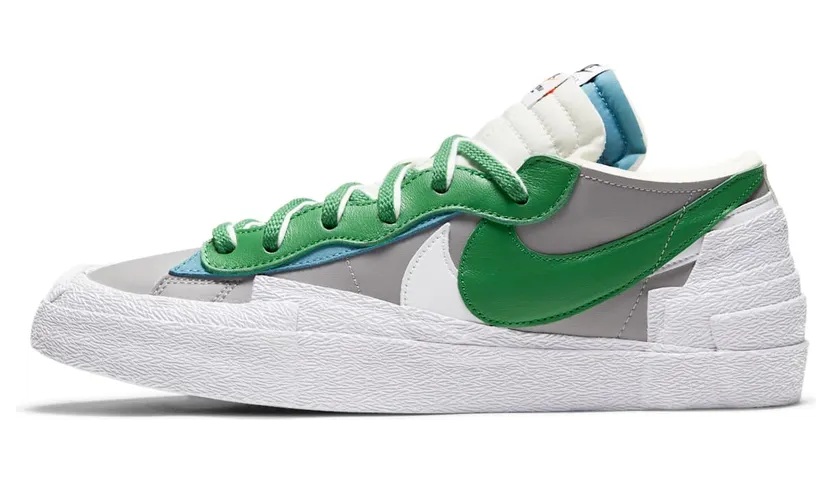Nike x sacai Blazer Low Classic Green (2021) – “Medium Grey / Classic Green / White” (DD1877-001)