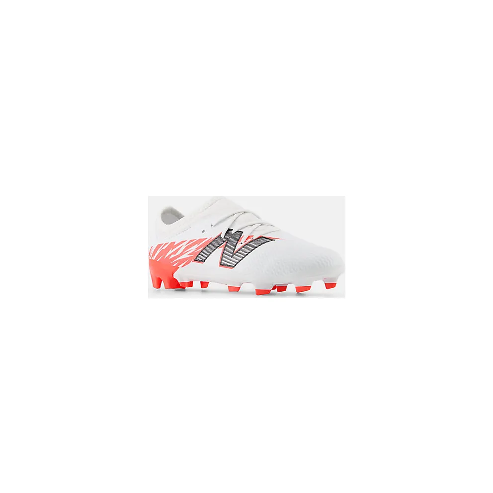 New Balance Furon V8 Team Junior FG White Energy Red Black (PS/GS) (SJF3FIB8)