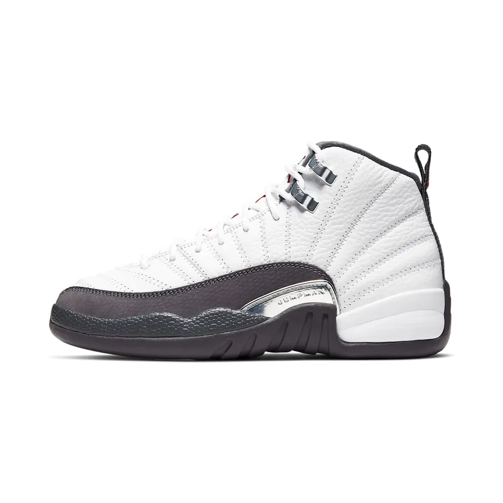 Jordan 12 Retro White Dark Grey (GS)