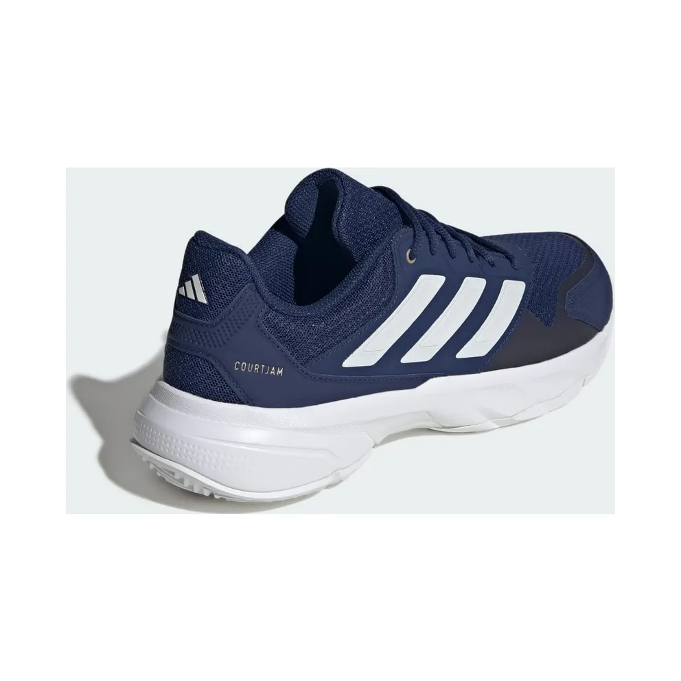 Adidas Courtjam Control 3 Tennis Dark Blue / Zero Metalic / Cloud White (JR1750)