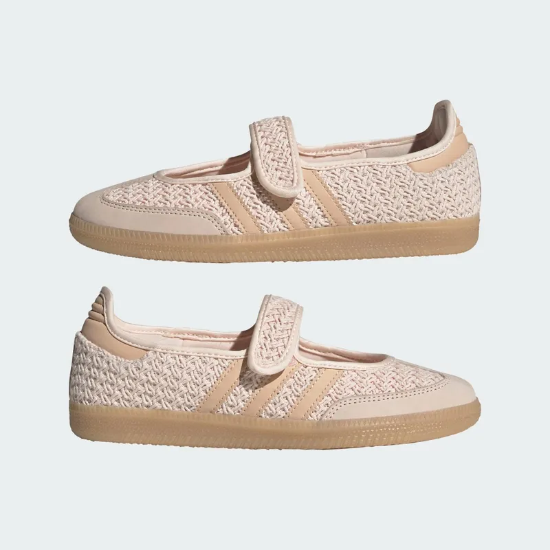 Adidas SAMBA JANE Shoes Wonder Quartz / Halo Blush / Gold Metallic (LA7836)
